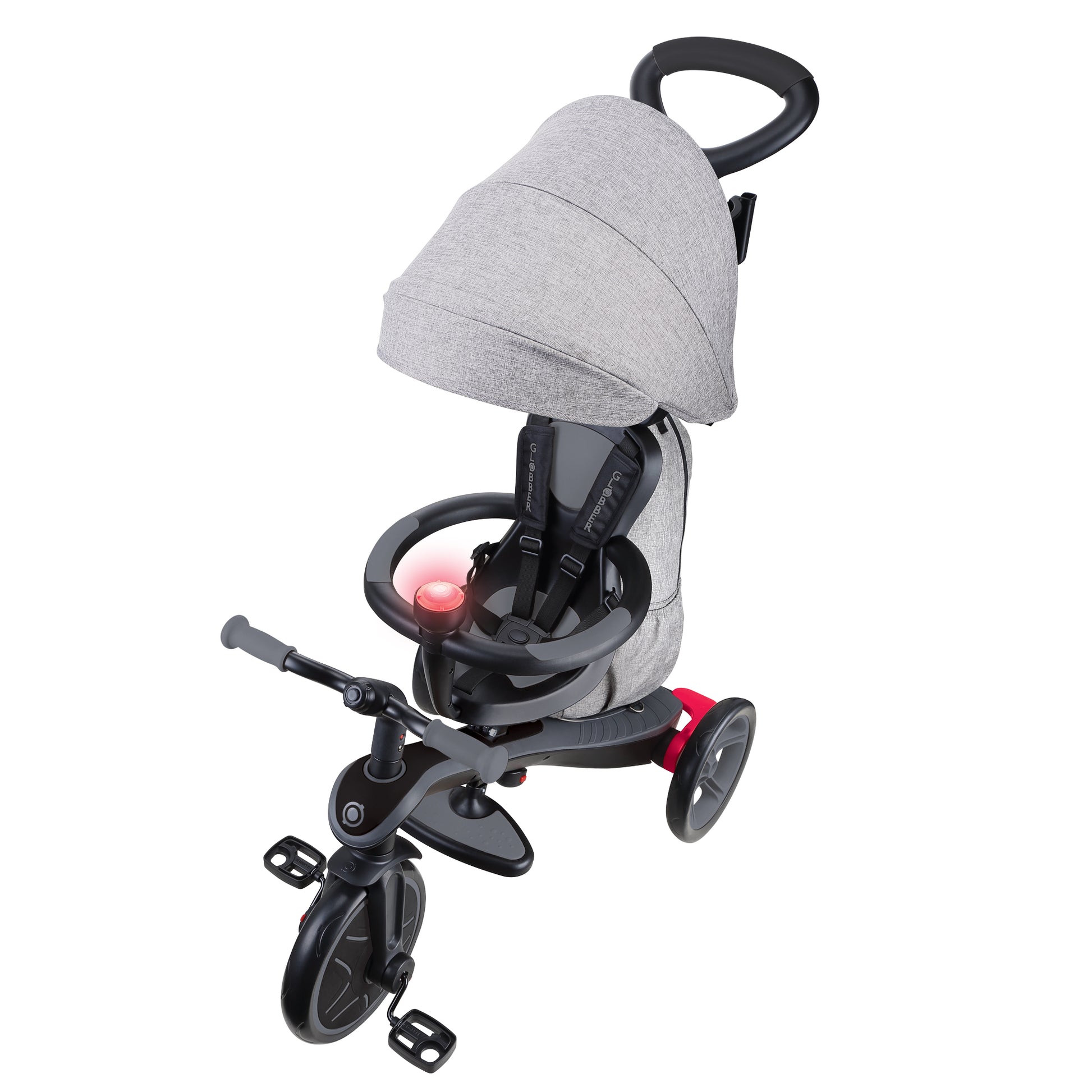 Globber | Trike Explorer 4 in 1 Deluxe Play | Black Grey