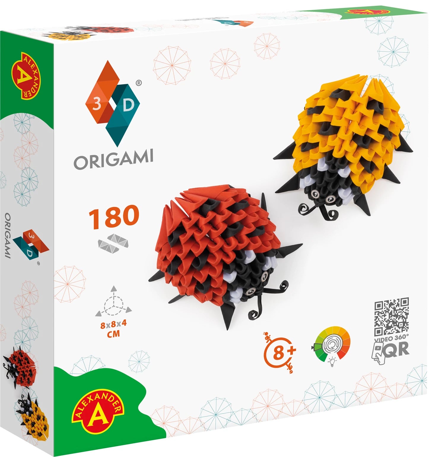 ORIGAMI 3D Marienkäfer