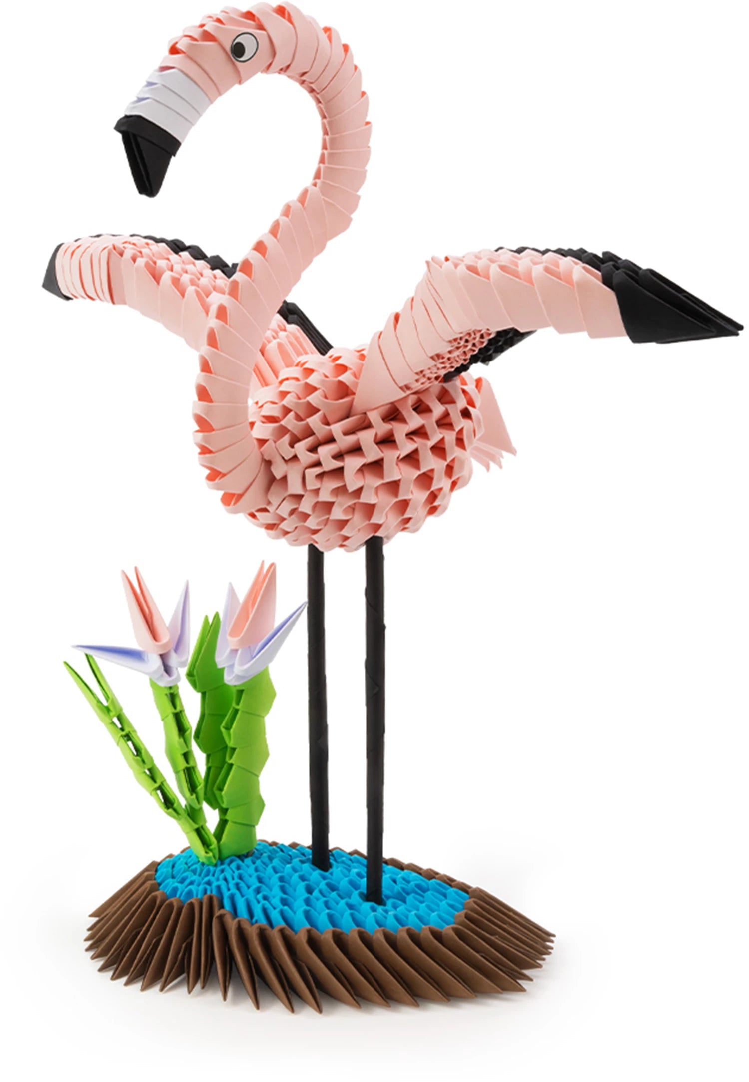 ORIGAMI 3D Flamingo