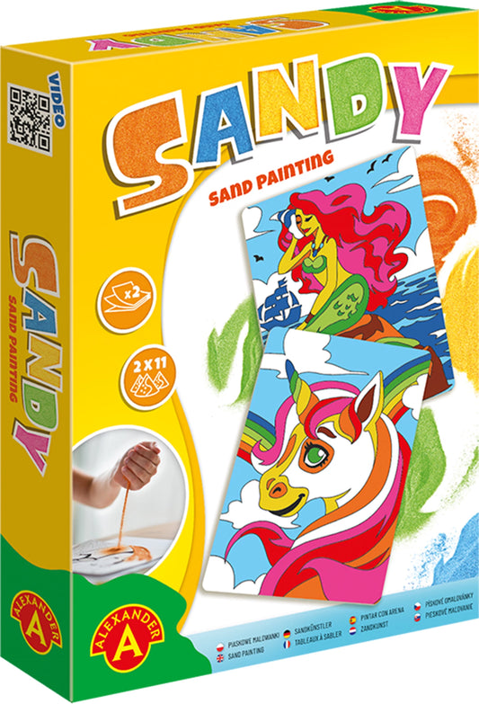 Sandy Meerjungfrau und Einhorn