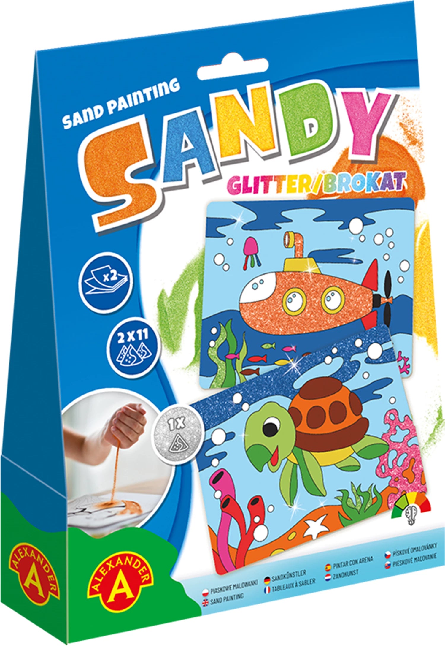 Sandy GLITTER U-Boot und