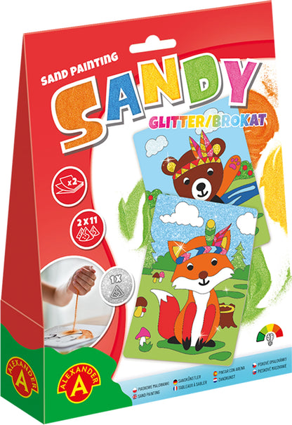 Sandy GLITTER Fuchs und Bär