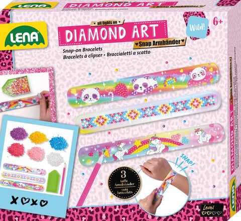 Diamond Art Snap Armbänder