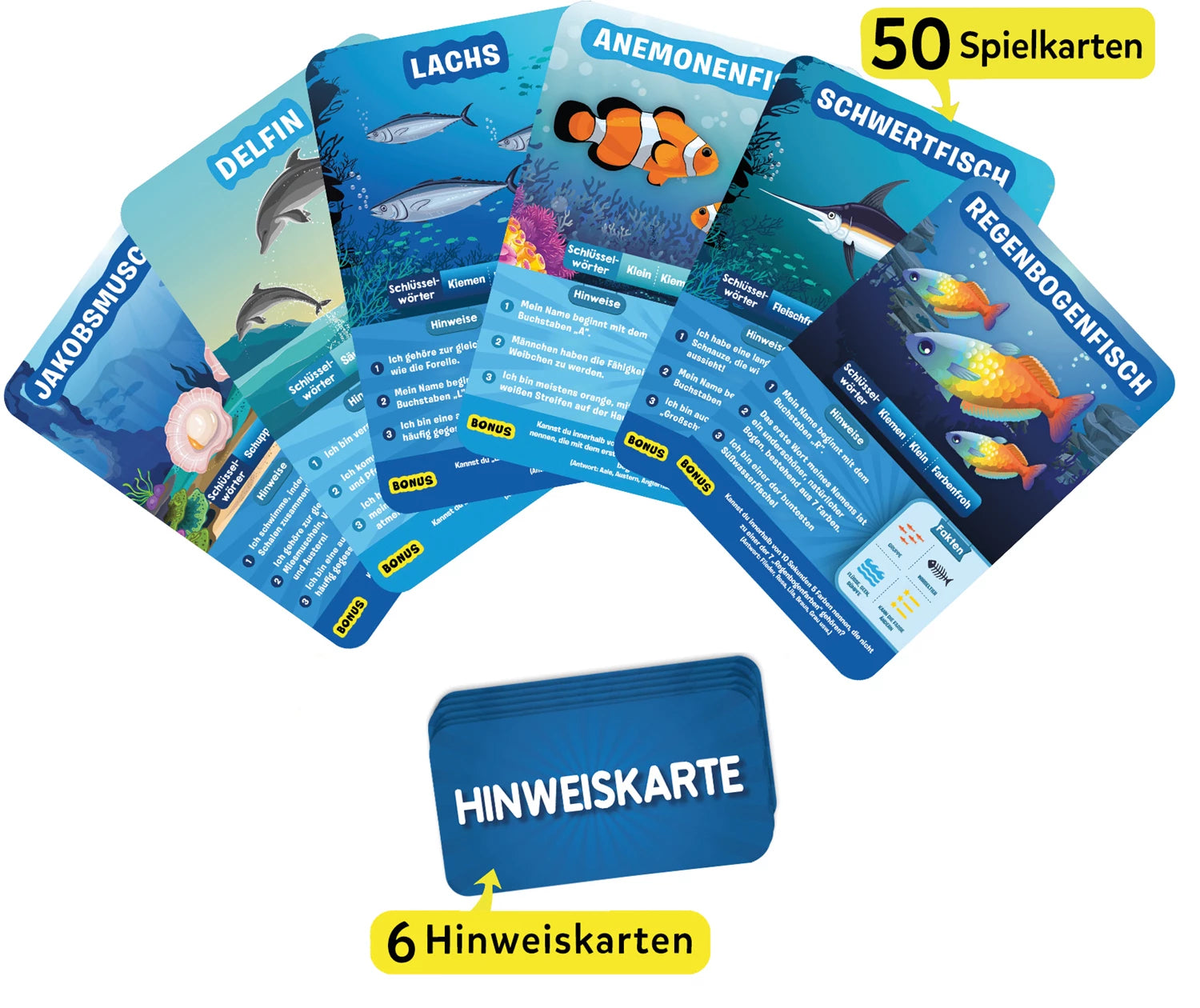 10 Mal raten Meerestiere, d