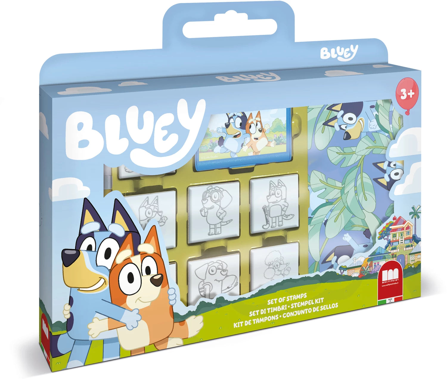 Stempelset Bluey 12 Teile