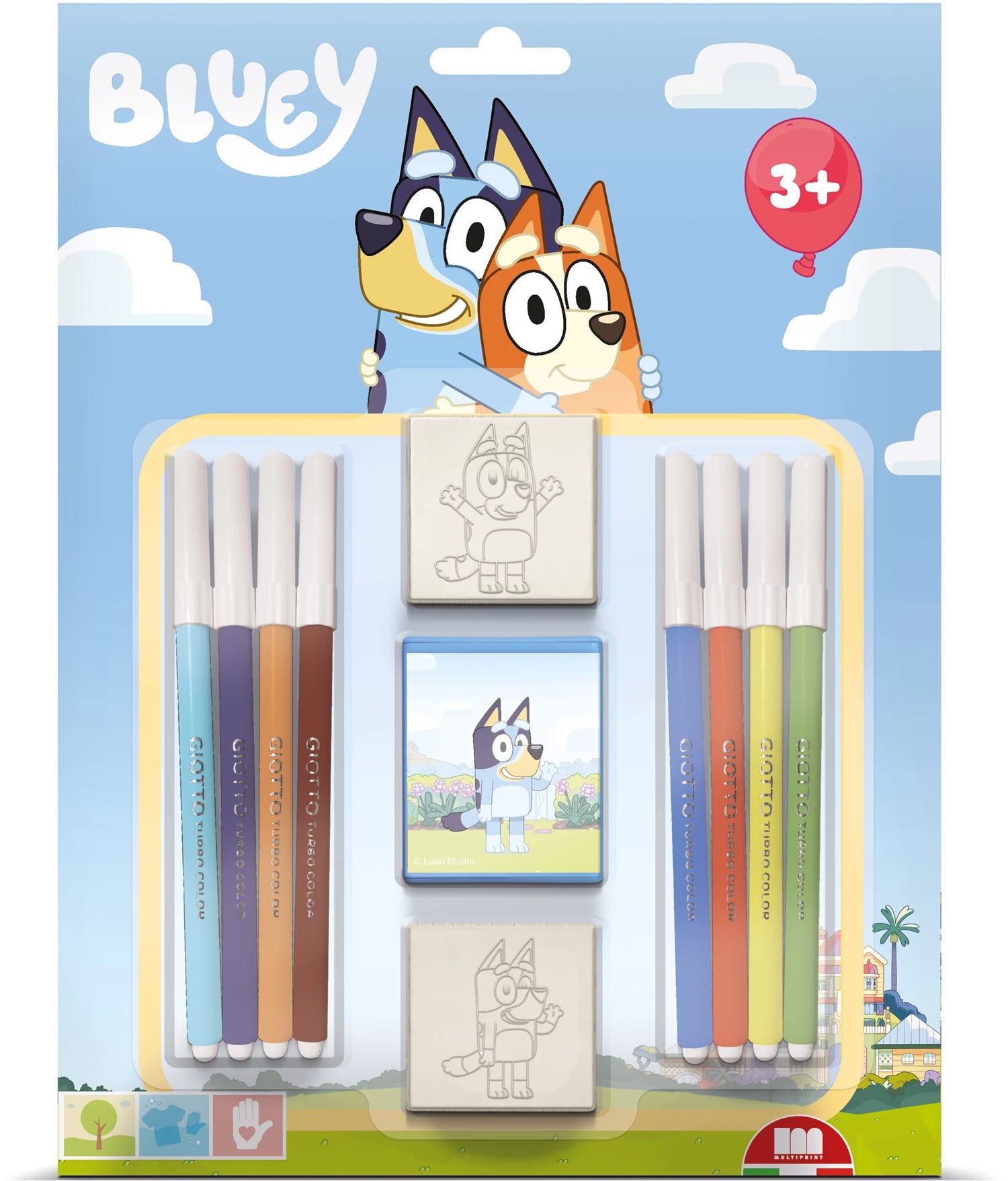 Stempelset Bluey 11 Teile