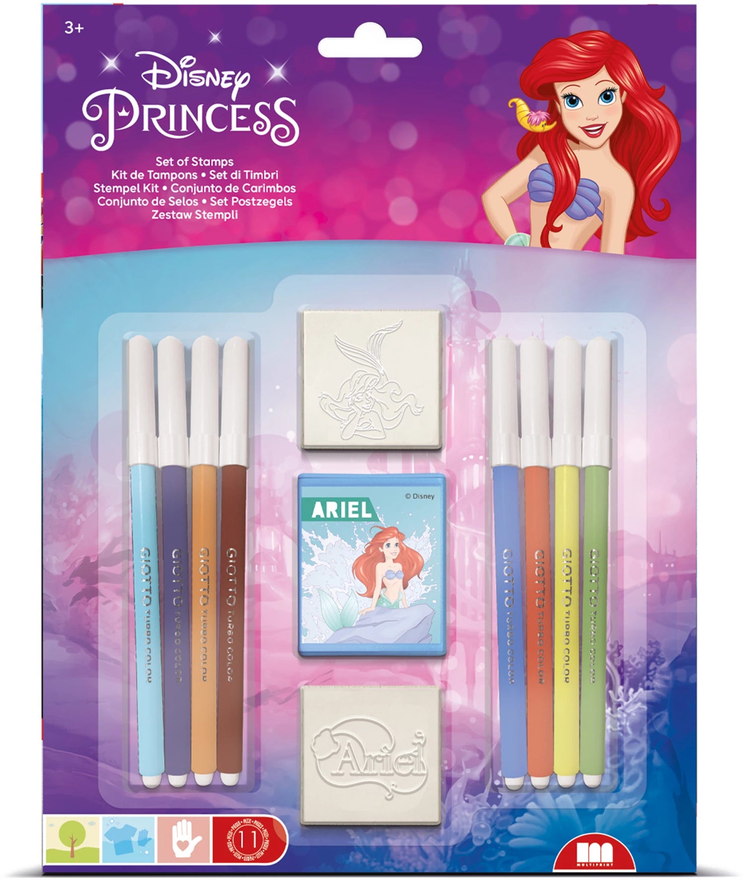 Stempelset Disney Arielle 11