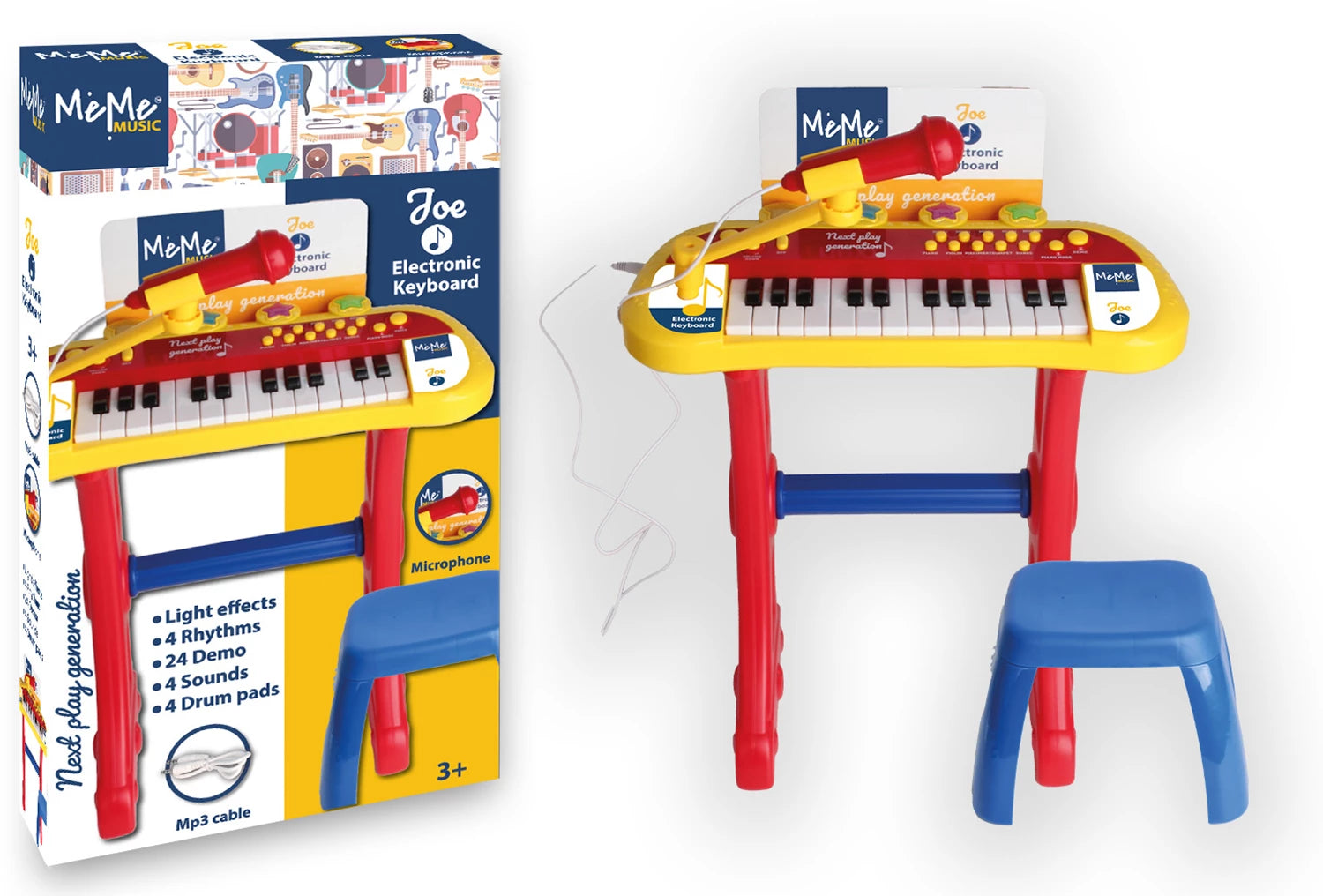 Keyboard Joe mit Stuhl