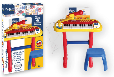 Keyboard Joe mit Stuhl
