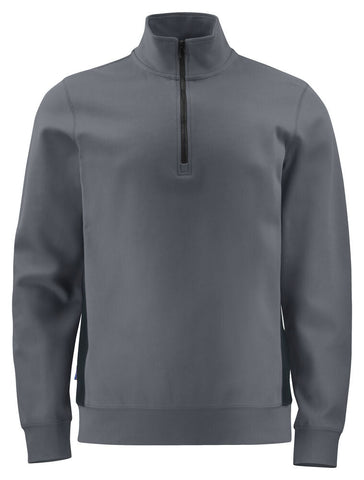 2128 SWEATSHIRT HALF ZIP MIT KONTRASTELEMENTEN – Bequemes Arbeitsshirt