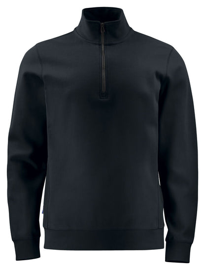 2128 SWEATSHIRT HALF ZIP MIT KONTRASTELEMENTEN – Bequemes Arbeitsshirt