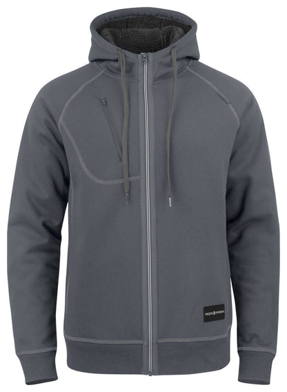 2130 DICKERE KAPUZEN SWEATSHIRT JACKE MIT KONTRASTNÄHTEN – Robuste Arbeitsjacke für Profis