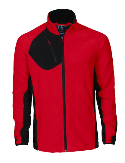 2325 MICROFLEECE JACKE MIT KONTRASTELEMENTEN – Robuste Arbeitsjacke für Profis