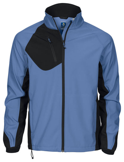 2422 SOFTSHELL JACKE MIT KONTRASTELEMENTEN – Robuste Arbeitsjacke für Profis