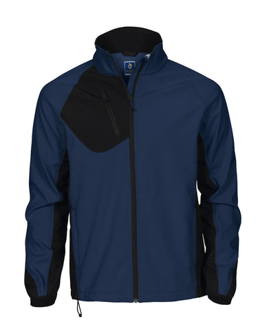 2422 SOFTSHELL JACKE MIT KONTRASTELEMENTEN – Robuste Arbeitsjacke für Profis