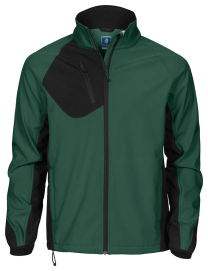 2422 SOFTSHELL JACKE MIT KONTRASTELEMENTEN – Robuste Arbeitsjacke für Profis