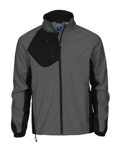 2422 SOFTSHELL JACKE MIT KONTRASTELEMENTEN – Robuste Arbeitsjacke für Profis