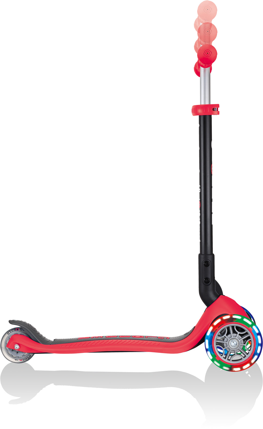 Globber Laufrad / Dreirad | GO UP Foldable Plus Lights | Rot