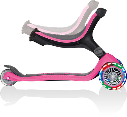 Globber Laufrad / Dreirad | GO UP Foldable Plus Lights | Pink