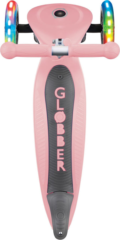 Globber Laufrad / Dreirad | GO UP Foldable Plus Lights | Pastel pink