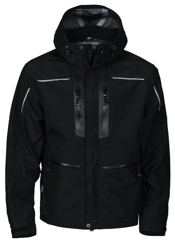 3410 3-LAGIGE WIND- UND WASSERDICHTE HARDSHELL JACKE – Robuste Arbeitsjacke für Profis