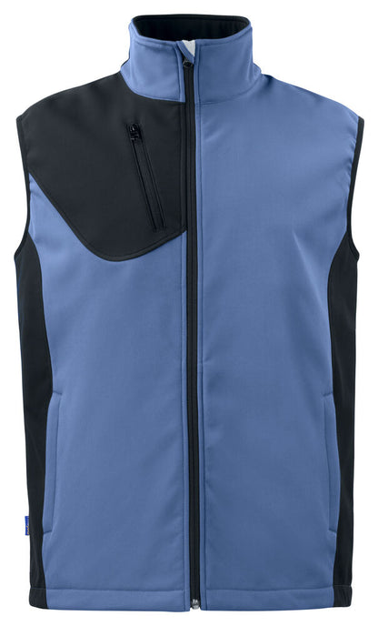 3702 SOFTSHELL WESTE MIT KONTRASTELEMENTEN – Sichtbare Warnschutzweste