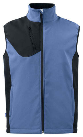 3702 SOFTSHELL WESTE MIT KONTRASTELEMENTEN – Sichtbare Warnschutzweste