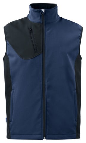 3702 SOFTSHELL WESTE MIT KONTRASTELEMENTEN – Sichtbare Warnschutzweste