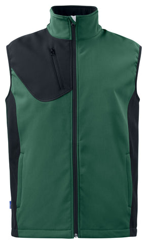 3702 SOFTSHELL WESTE MIT KONTRASTELEMENTEN – Sichtbare Warnschutzweste