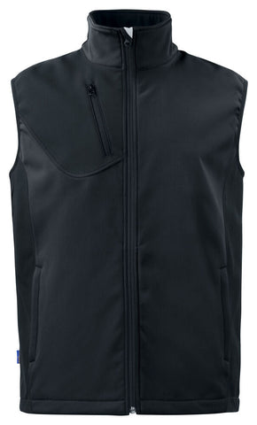 3702 SOFTSHELL WESTE MIT KONTRASTELEMENTEN – Sichtbare Warnschutzweste