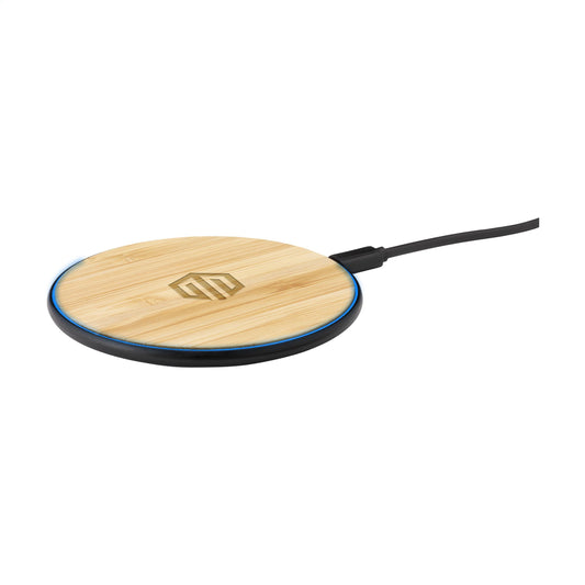 Bamboo 10W Wireless Fast Charger Schnelladegerät