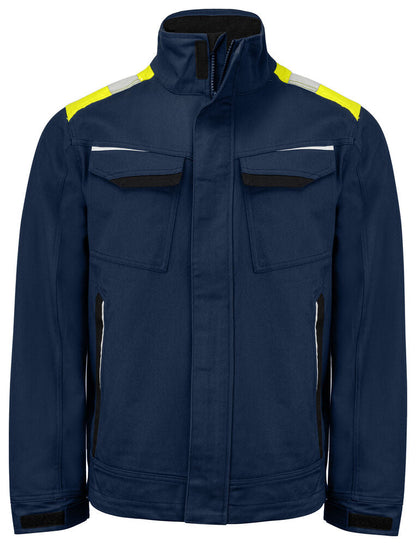 5437 JACKE MIT KONTRASTELEMENTEN – Robuste Arbeitsjacke für Profis