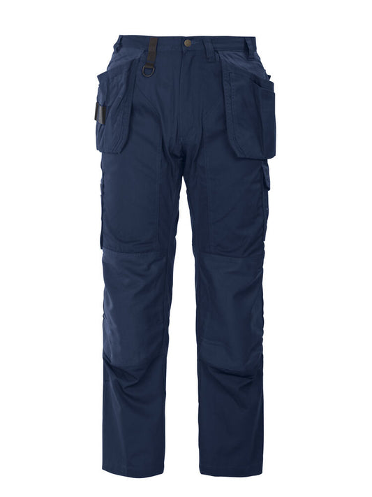 5512 OBERSCHENKELVERSTÄRKTE HOSE MIT KNIEVERSTÄRKUNG UND HÄNGETASCHEN – Strapazierfähige Arbeitshose