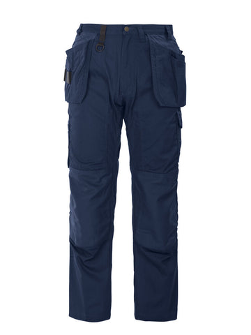 5512 OBERSCHENKELVERSTÄRKTE HOSE MIT KNIEVERSTÄRKUNG UND HÄNGETASCHEN – Strapazierfähige Arbeitshose