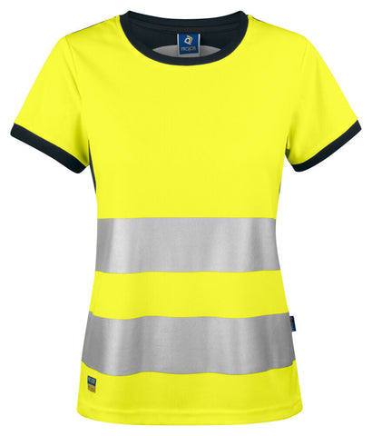 6012 DAMEN T-SHIRT EN ISO 20471 KL. 2 – Bequemes Arbeitsshirt