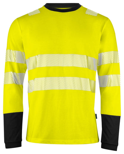 6014 LANGARM T-SHIRT EN ISO 20471 KLASSE 3/2 – Bequemes Arbeitsshirt