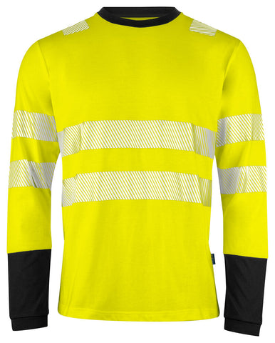 6014 LANGARM T-SHIRT EN ISO 20471 KLASSE 3/2 – Bequemes Arbeitsshirt