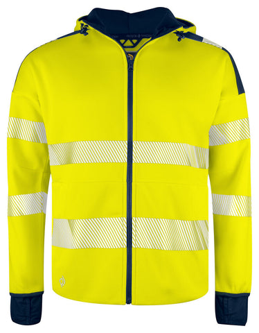 6110 FULL ZIP KAPUZENJACKE EN ISO 20471 KLASSE 3/2 – Robuste Arbeitsjacke für Profis