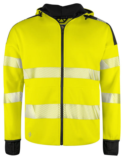 6110 FULL ZIP KAPUZENJACKE EN ISO 20471 KLASSE 3/2 – Robuste Arbeitsjacke für Profis