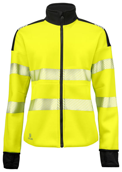 6111 DAMEN FUNCTIONS SWEATSHIRT JACKE EN ISO 20471 KLASSE 3/2 – Robuste Arbeitsjacke für Profis
