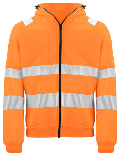 6132 KAPUZENJACKE FULL ZIP EN ISO 20471 KLASSE 3/2 – Robuste Arbeitsjacke für Profis