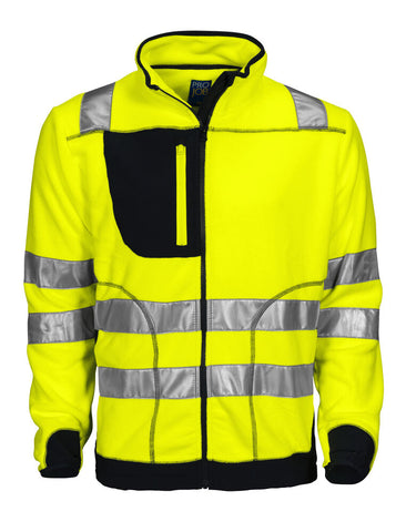6303 POLARFLEECE JACKE EN ISO 20471 KLASSE 3/2 – Robuste Arbeitsjacke für Profis