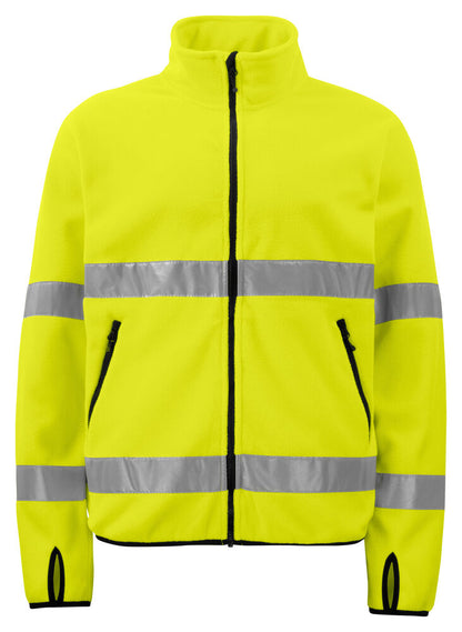 6327 WARNSCHUTZ POLAR FLEECE JACKE EN ISO 20471 KLASSE 3 – Robuste Arbeitsjacke für Profis