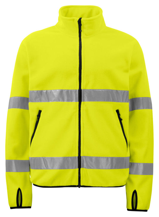 6327 WARNSCHUTZ POLAR FLEECE JACKE EN ISO 20471 KLASSE 3 – Robuste Arbeitsjacke für Profis