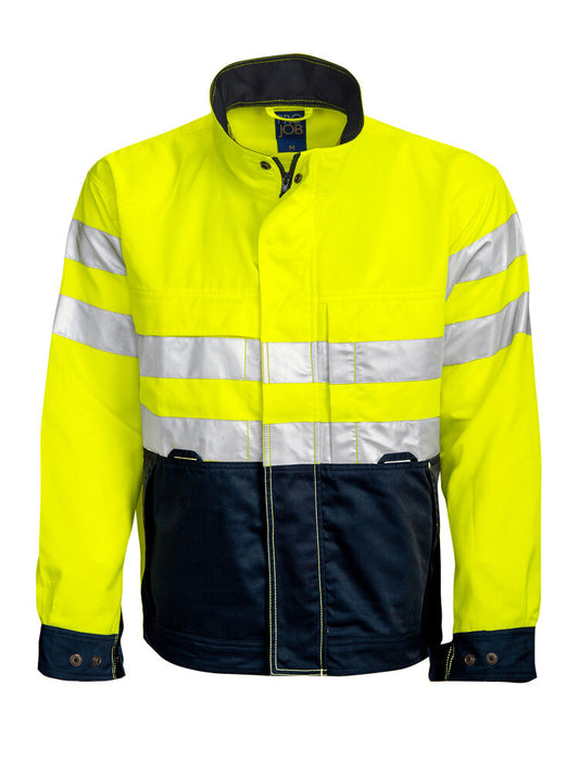 6401 UNGEFÜTTERTE WARNSCHUTZ-JACKE EN ISO 20471 KLASSE 3 – Robuste Arbeitsjacke für Profis