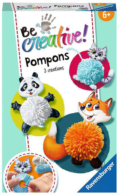 BeCreative Pompon Animals, d/f/i