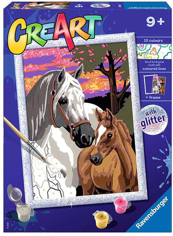 CreArt Sunset Horses, d/f/i