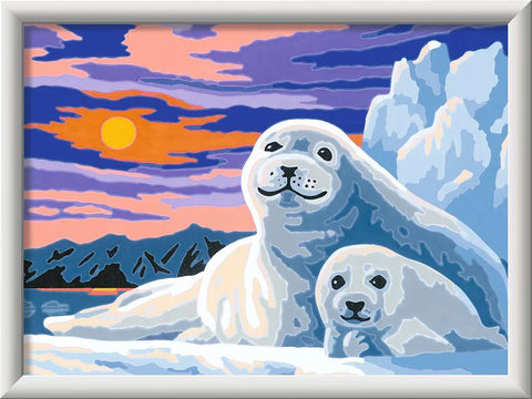 CreArt Seals at Sunset, d/f/i