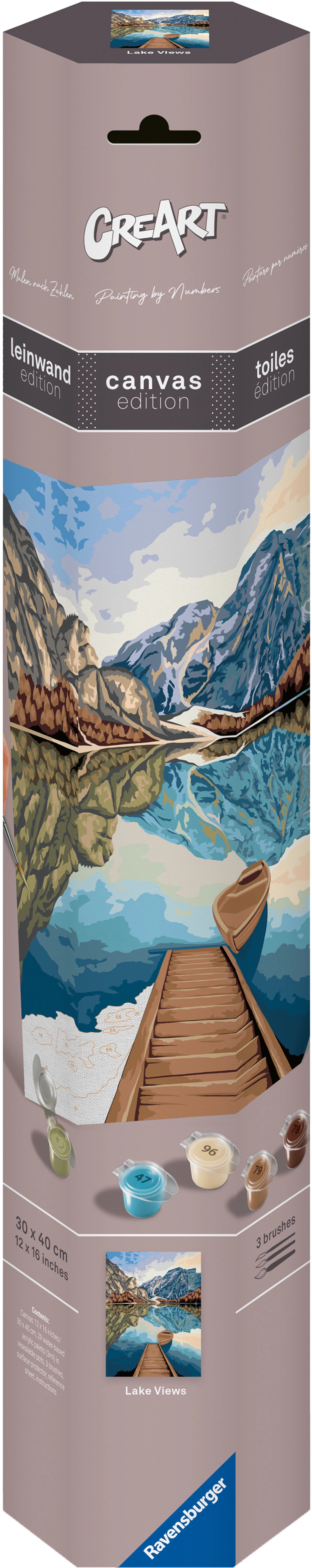 CreArt Canvas Lake Views, d/f/i