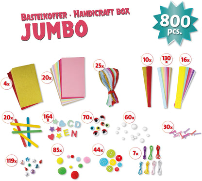 Bastelkoffer Jumbo pink